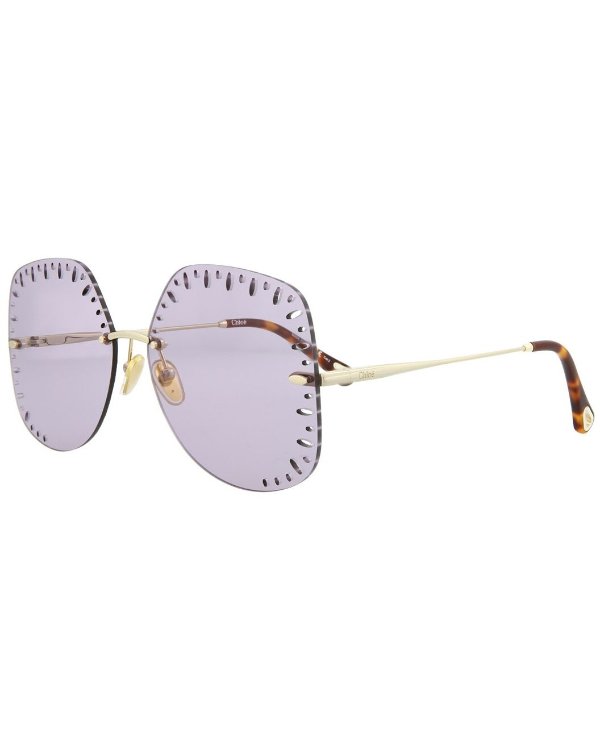 Women's CH0111S 63mm Sunglasses / Gilt