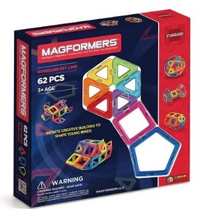 限今天：Magformers 儿童益智玩具磁力片 62片装