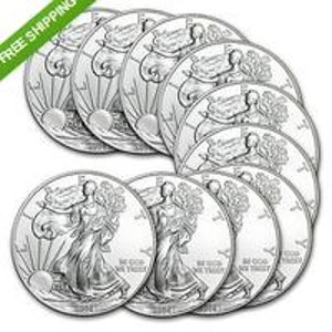 2014 美国鹰洋银币Silver American Eagle1盎司10枚