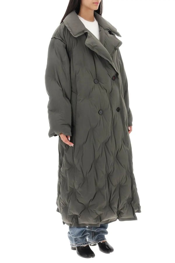 Oversized quilted double-breasted puffer jacket Maison Margiela