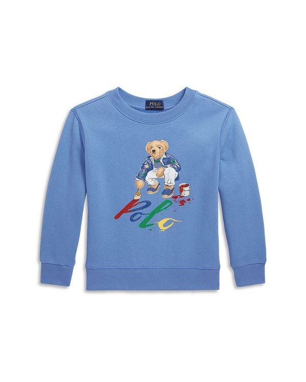 Boys' Polo Bear Graphic Fleece Sweatshirt - Little Kid, Big Kid