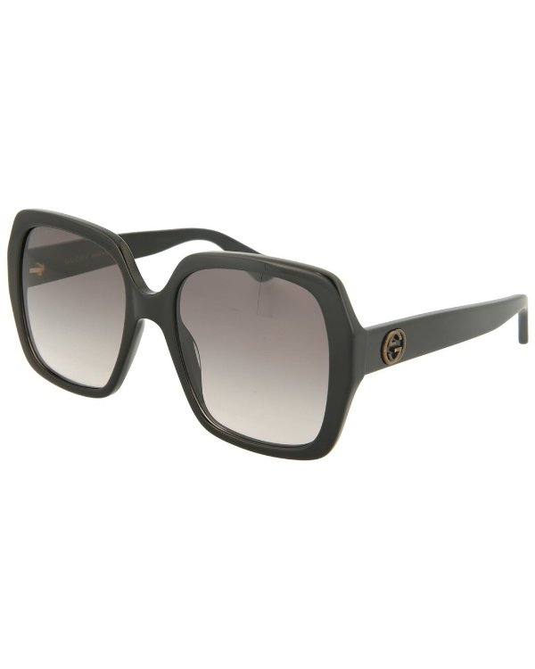 Women's 54mm Sunglasses / Gilt