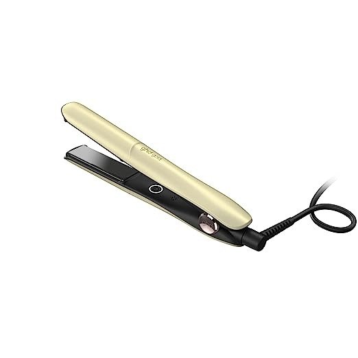 Gold Styler ― 1" Flat Iron Hair Straightener, Professional Ceramic Hair Straightening Styling Tool for Stronger Hair & More Color Protection
