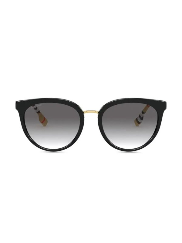 57MM Low Bridge Fit Butterfly Sunglasses