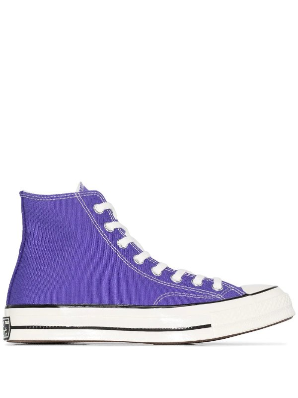 Chuck 70 紫色高帮帆布鞋