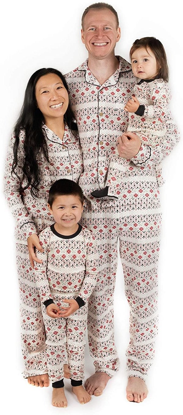 Family Jammies Matching Holiday Organic Cotton Pajamas