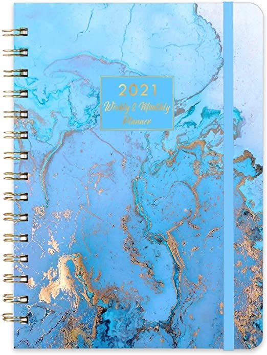 2021 Planner - Weekly & Monthly Planner, 6.37"x 8.46"