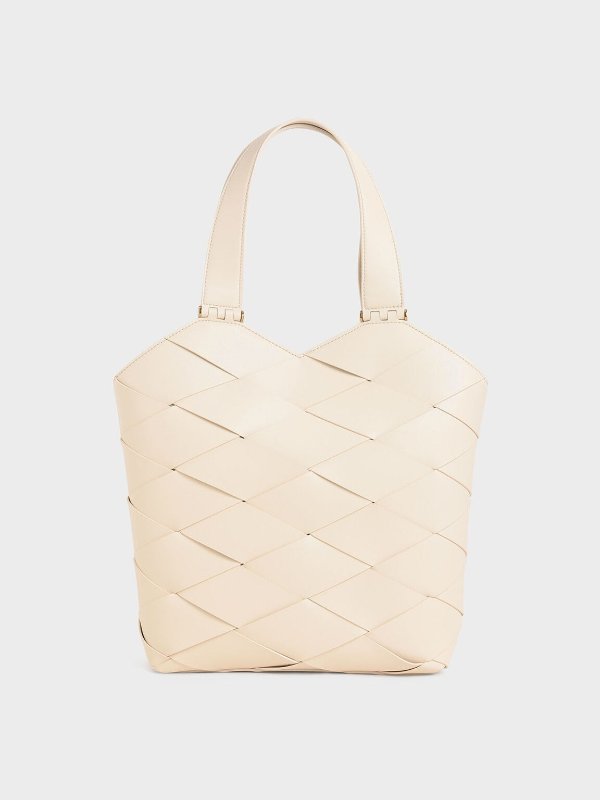Chalk Woven Tote Bag