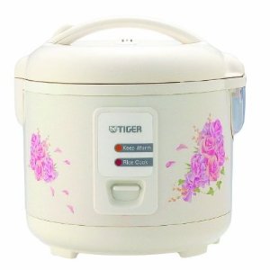 Tiger JAZ-A18U-FH 10-Cup (Uncooked) Rice Cooker and Warmer with Steam Basket