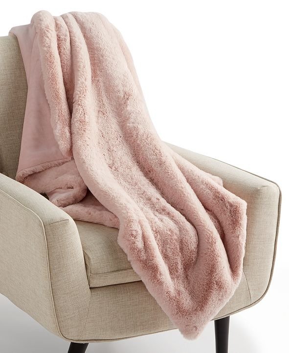 Faux Fur Throw, Created for Macy's