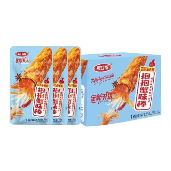 Guankoufu Cuddle crab flavor stick spicy 22g*20 volume sale