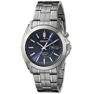 Seiko Men's SMY111 Stainless Steel Kinetic Watch