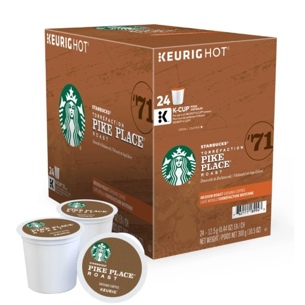 StarbucksPike Place Coffee Single-Serve K-Cup