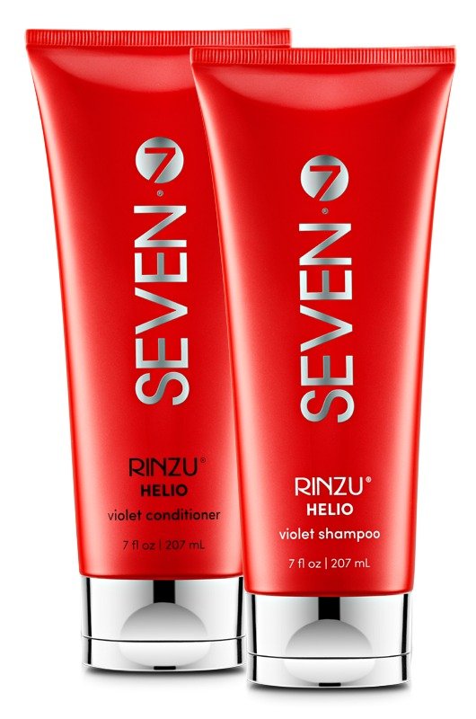 Rinzu® HELIO system - Best for Blondes - violet shampoo - SEVEN haircare