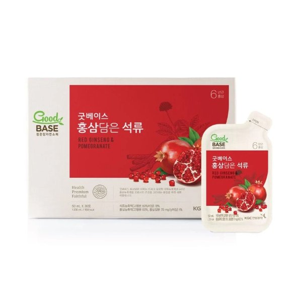 Pomegranate Korean Red Ginseng Health Drink Pouch - Good Base