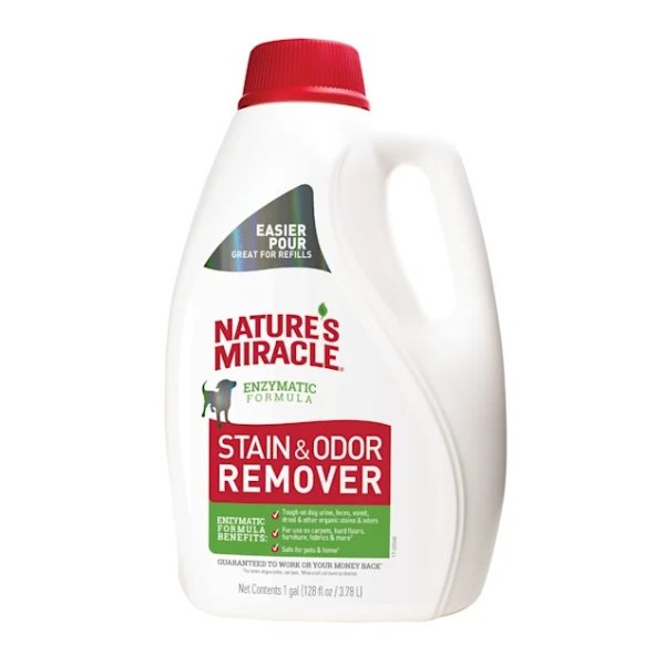 Nature's Miracle Stain & Odor Remover Scent Tough for Dogs, 128 fl. oz. | Petco