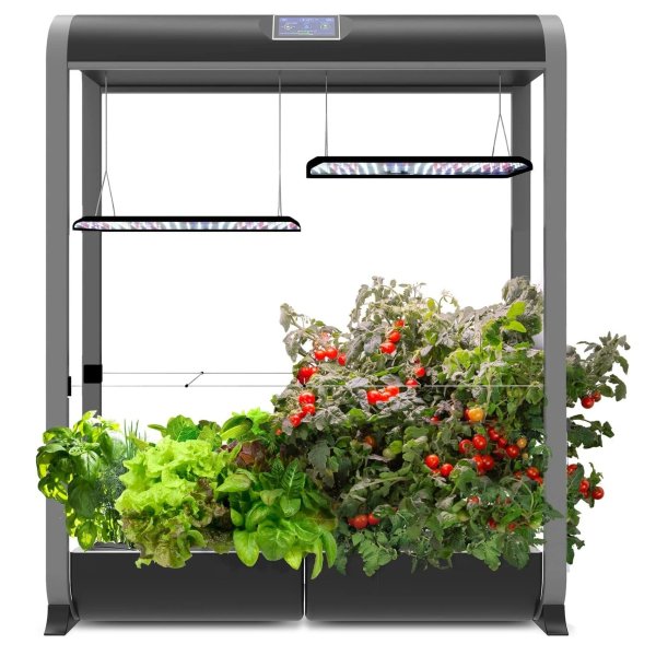 AeroGarden Farm 24XL with Salad Bar Seed Pod Kit - Indoor Garden with LED Grow Light