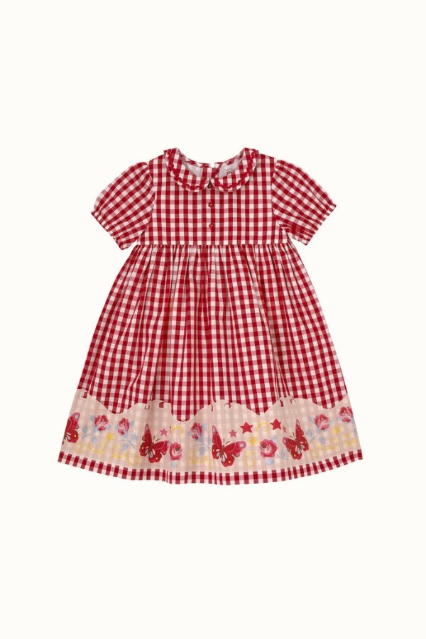Western Girl Lucy Collar Detail Dress (1-10 Years)