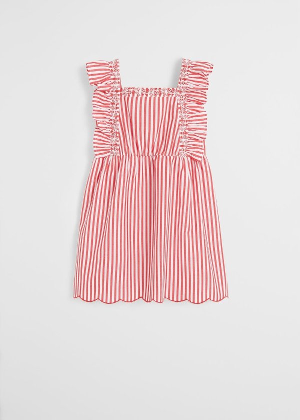 Striped ruffle dress - Girls | OUTLET USA