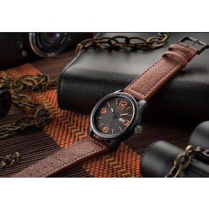 Citizen Eco Drive Brown Leather Men's Watch BM8475-26E