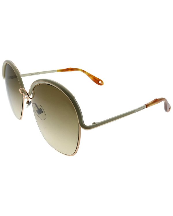 Women's Round 58mm Sunglasses