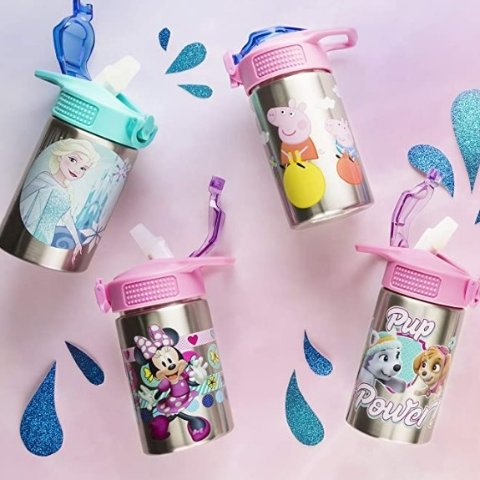 Zak Designs Kelso Toddler Cups For Travel or At Home, 15oz 2-Pack Durable  Plastic Sippy Cups With Leak-Proof Design is Perfect For Kids (Underwater)  
