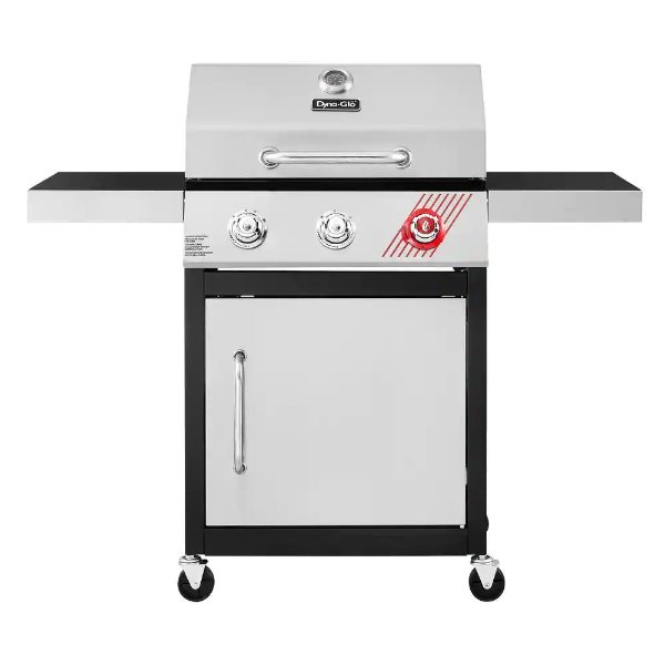 3-Burner Propane Gas Grill in Stainless Steel with TriVantage Multifunctional Cooking System