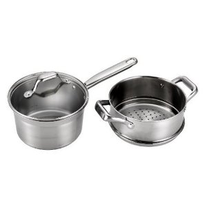 T-fal Ellegance Stainless Steel Oven Safe Double Boiler Cookware