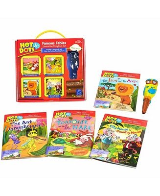 Educational Insights Hot Dots Jr Famous Fables Interactive Storybook Set With Ollie Pen
