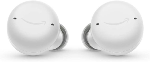 Echo Buds (2nd Gen) | Wireless earbuds with active noise cancellation and Alexa | Wireless charging case | Glacier White
