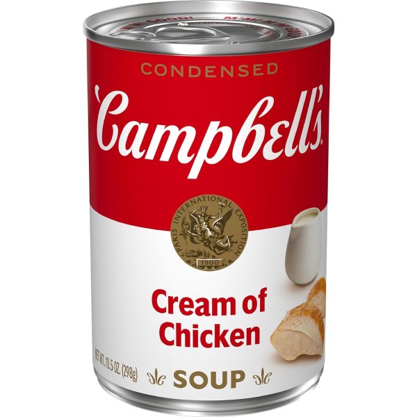Campbell''s  罐装蘑菇汤+鸡汤 10.5oz 6罐