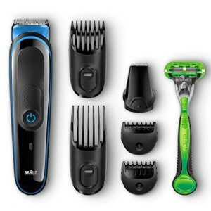Braun Multi Grooming Kit MGK3040 – 7-in-1 Hair / Beard Trimmer for Men + Gillette Body Razor