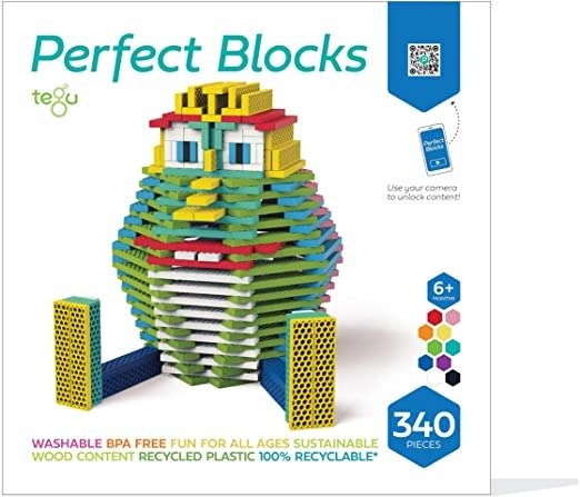 340 Piece Perfect Blocks Building Set- Amazon Exclusive, Multicolor