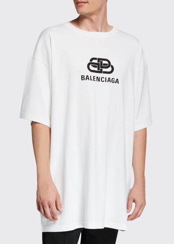 Men's BB Logo Oversize Short-Sleeve T-Shirt