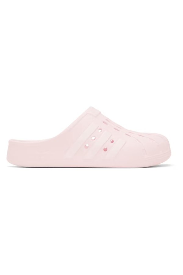 粉色 Adilette 凉鞋