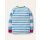 Stripe Animal Applique T-shirt - Surfboard Blue/Ivory Guinea | Boden US