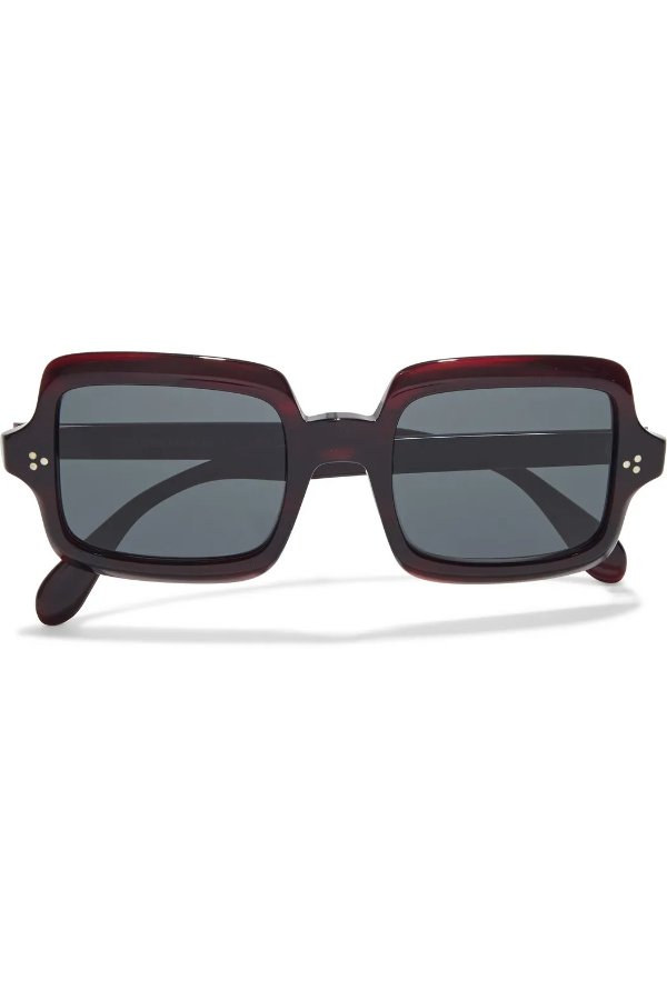Avri square-frame acetate sunglasses