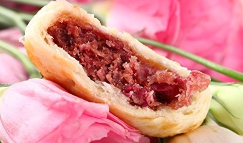 Helen Ou @ Yunnan Specialty: 12 pcs Handmade Rose Flower Cake for Your Spare Time Snack In Office Sweet Time 480g