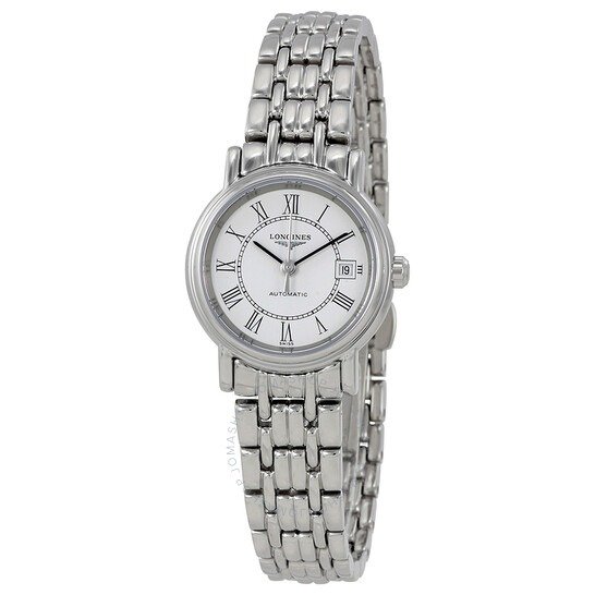 Presence Automatic White Dial Ladies Watch L43214116