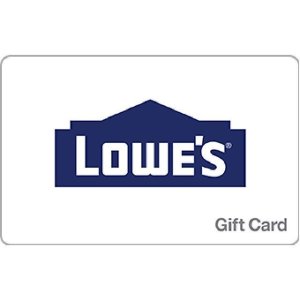 Lowe's $50 Gift Card 礼卡