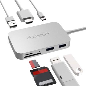 dodocool 7合1 USB-C集线器 (银、灰两色可选)