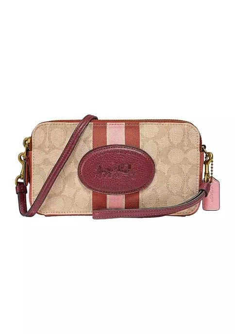 Kira Crossbody in Signature Jacquard with Horse and Carriage
