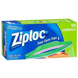 Ziploc 食物保鲜密封袋 90个