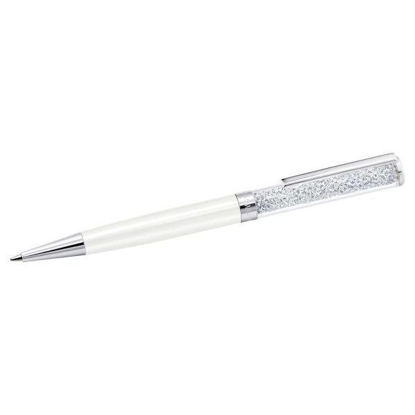 Crystalline Ballpoint Pen, White by SWAROVSKI