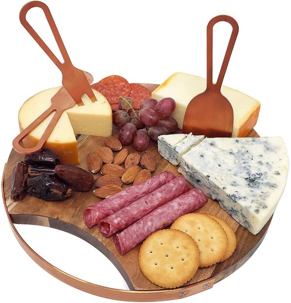 Magnetic Cheeseboard with Serving Utensils by Choosy Chef – Charcuterie Board
