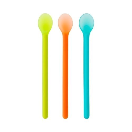 Serve Baby Feeding Spoon 3-pack - Blue/Orange/Green