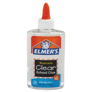 Elmer's Washable School Glue, 5 oz, Clear, Liquid