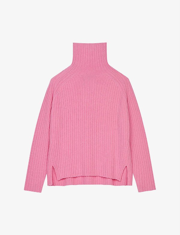 Madinette turtleneck wool-blend jumper
