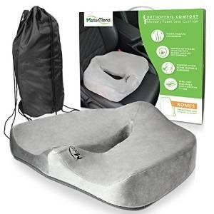 Motion Trend Seat Cushion - Anti-Slip Bottom & Water-Resistant Inner Cover (Gray)