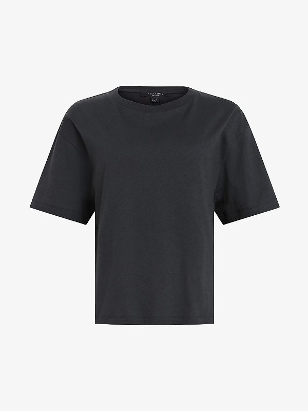 Cygni cut-out organic-cotton T-shirt